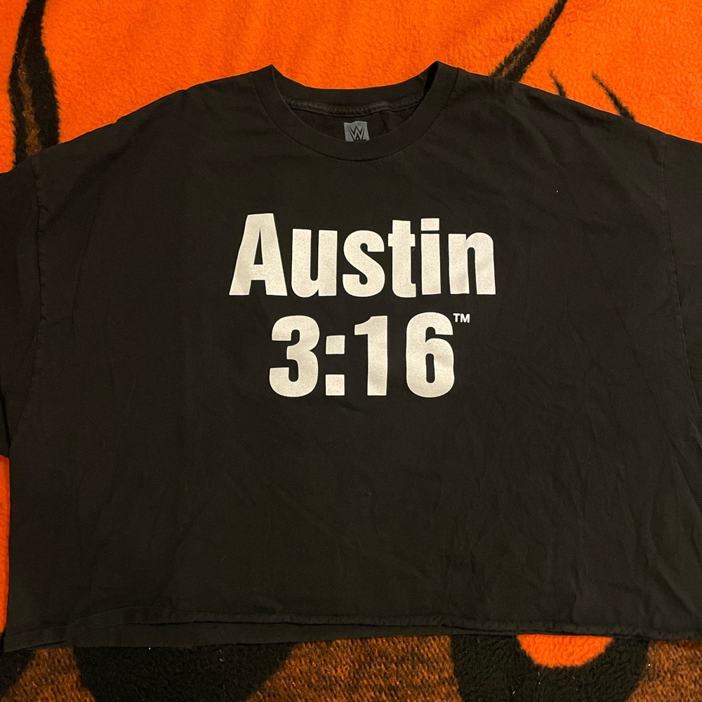 Womens Crop Top Stone Cold T Shirt Size 3XL